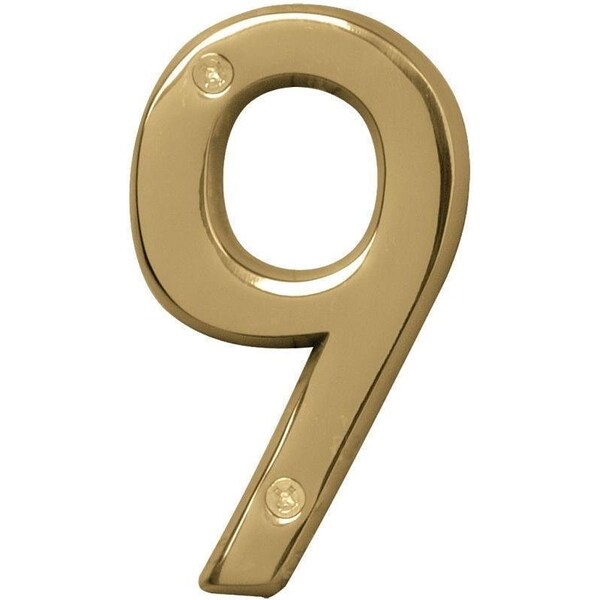 HyKo Prestige Series House Number, Character 9, 4 in H Character
